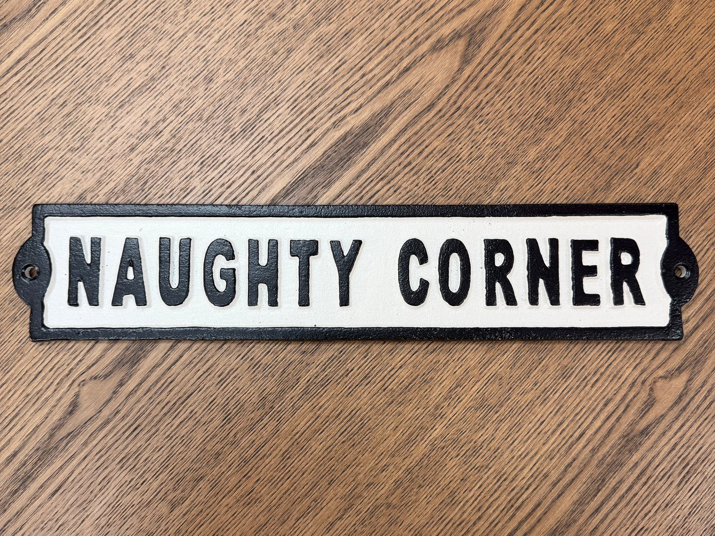 Naughty corner sign
