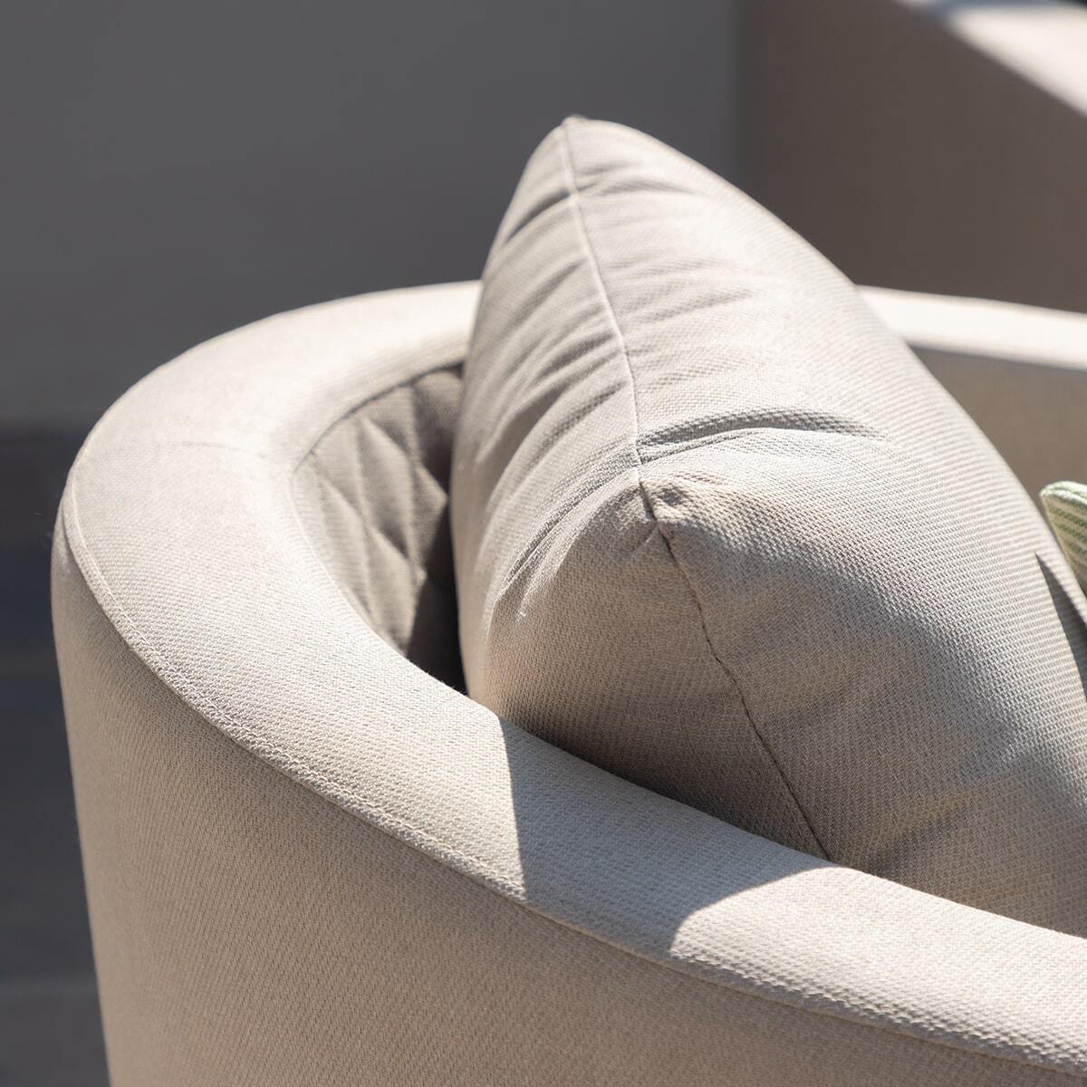 Outdoor Fabric Ambition 3 Seat Sofa Set - Oatmeal