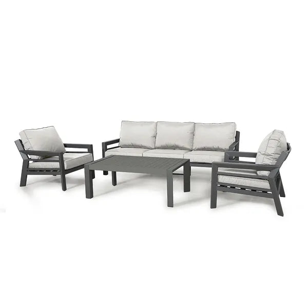 New York 3 Seat Sofa Set - Dove Grey