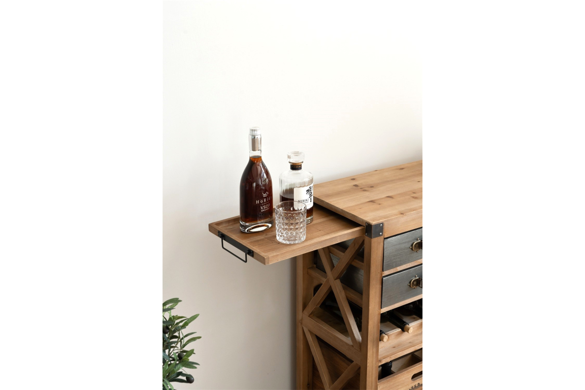 Industrial Wine Cabinet