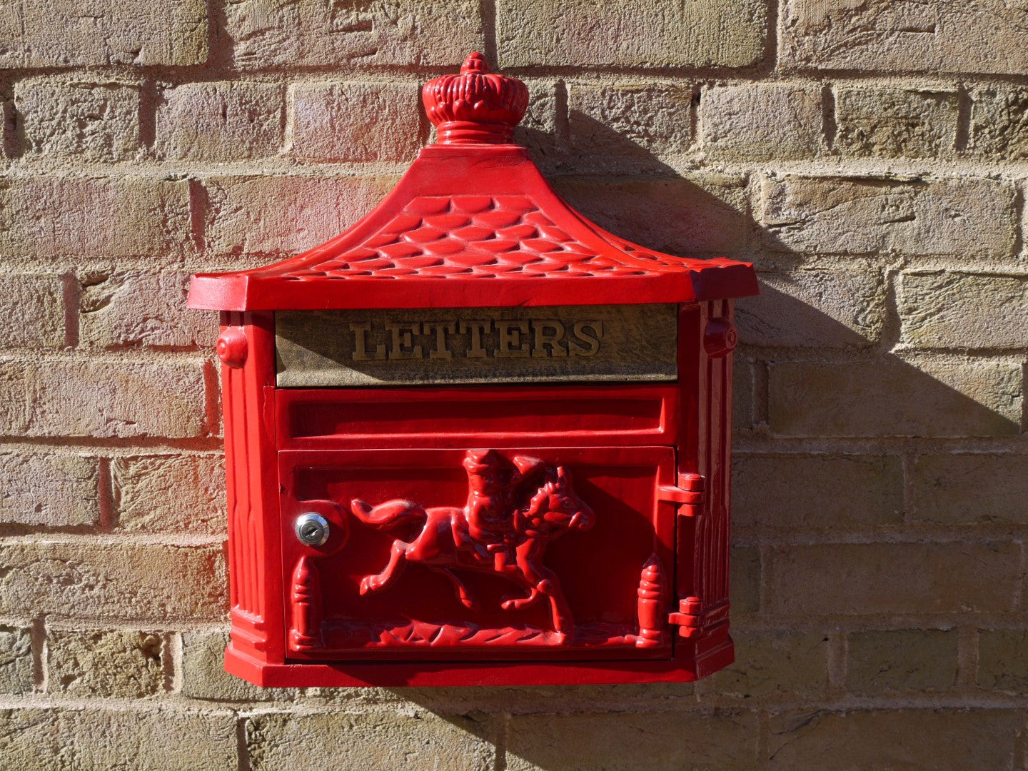 Wall Mounted Post Box - Red