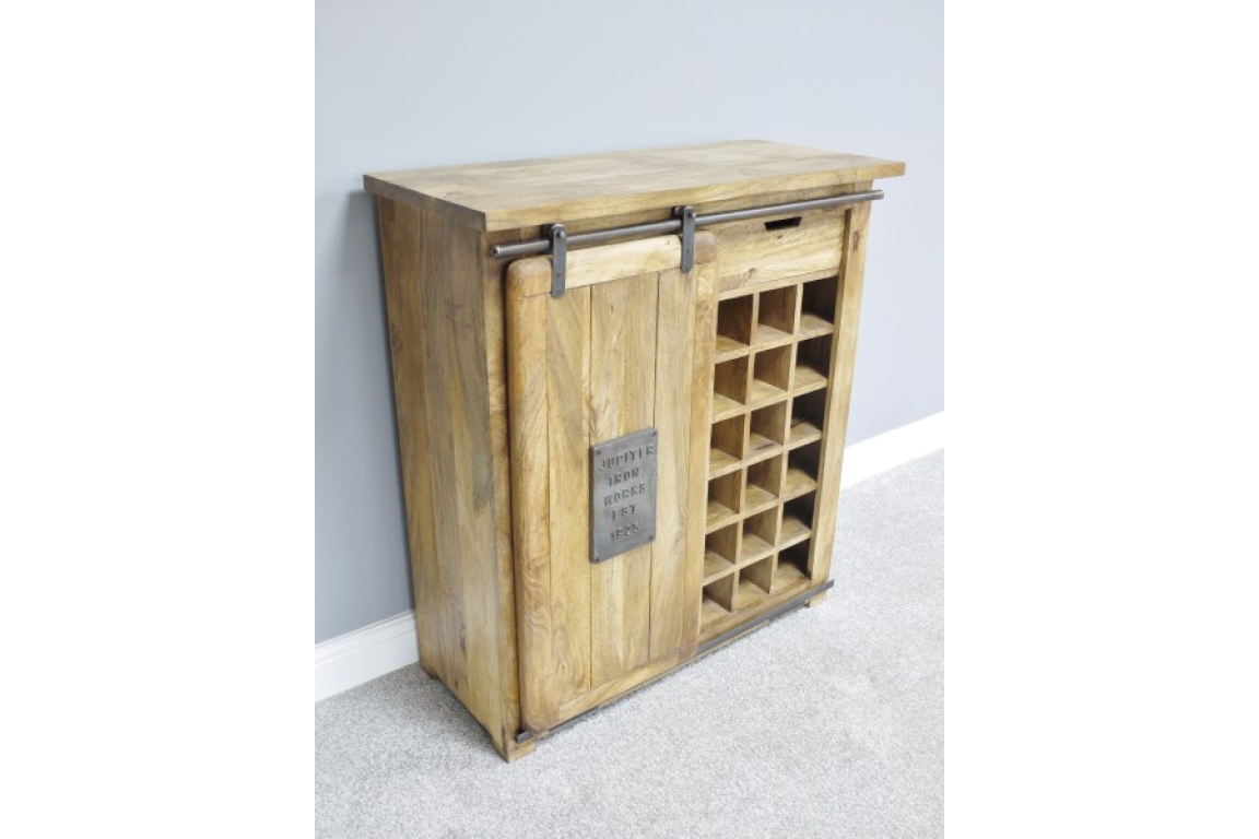Industrial Wine Cabinet