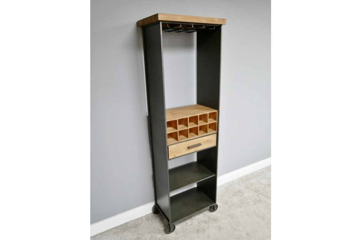 Industrial Wine Cabinet