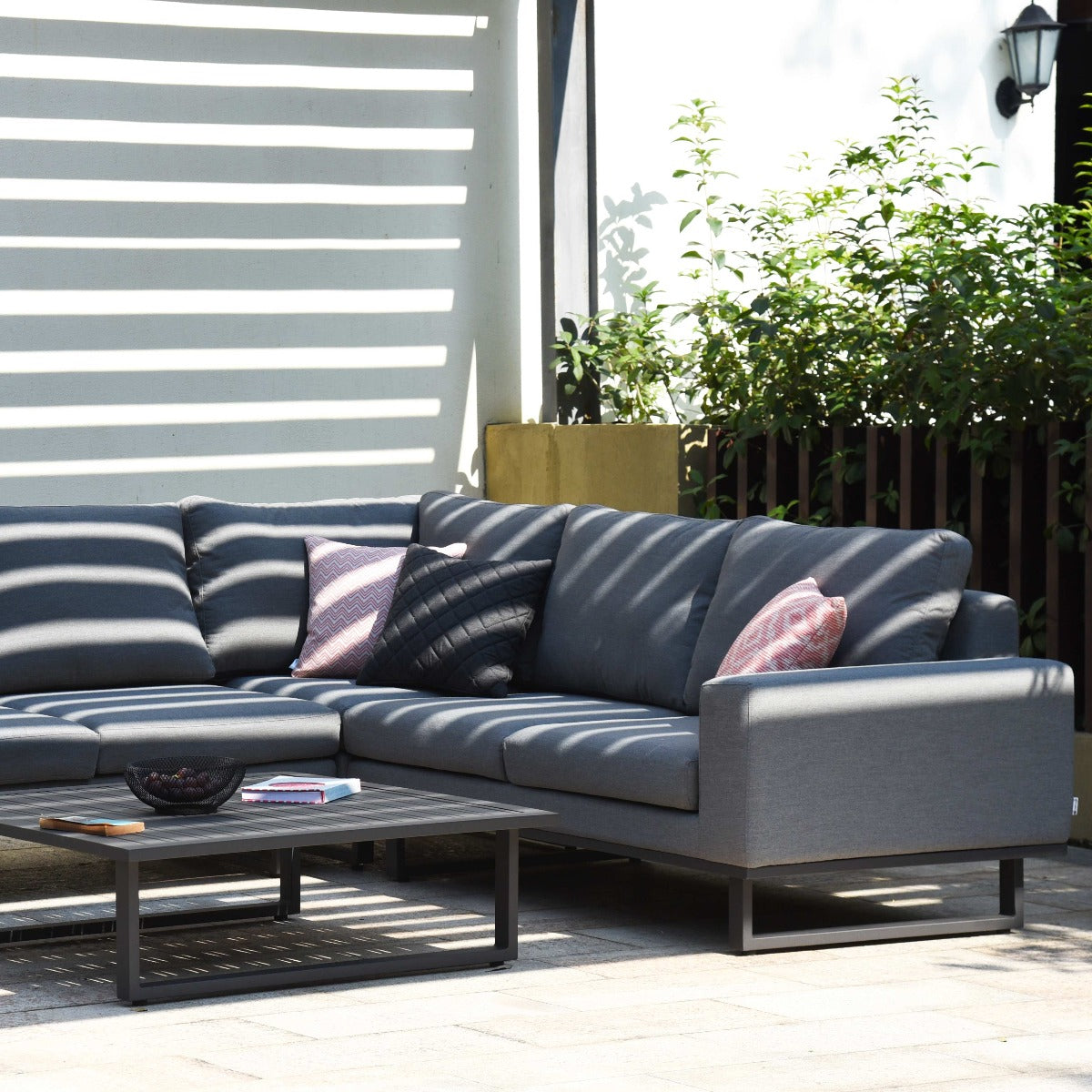 Outdoor Fabric Ethos Corner Group - Flanelle
