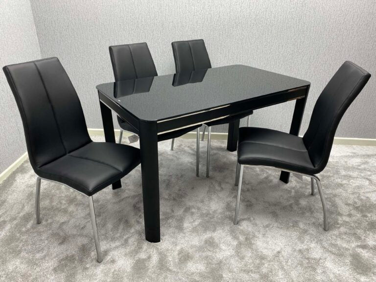 Monaco Dining Table & 4 Monaco Chairs