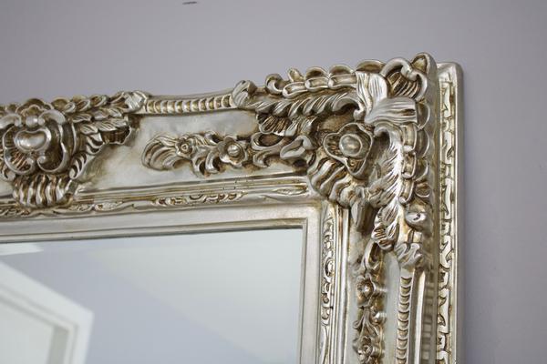 Small Ornate Mirror - Champagne