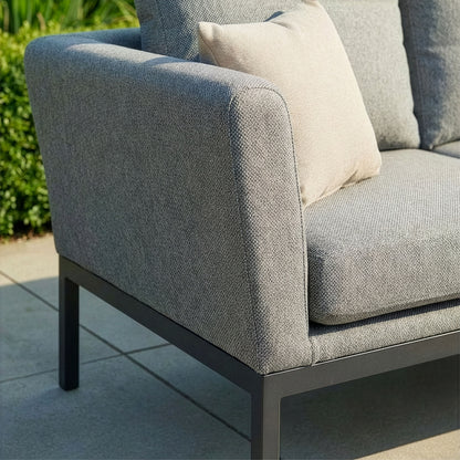 Outdoor Fabric Pulse U Shape Corner Dining Set - Zinc Grey