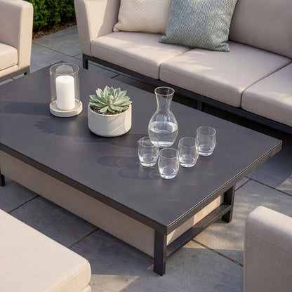 Outdoor Fabric Pulse 3 Seat Sofa Set - Oatmeal