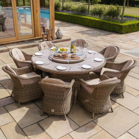 Cream Rattan Dining Set Rattan Dining Sets – Lakeside Furniture Direct