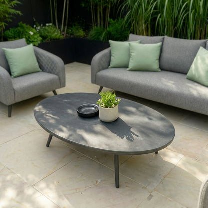 Outdoor Fabric Ambition 3 Seat Sofa Set - Zinc Grey
