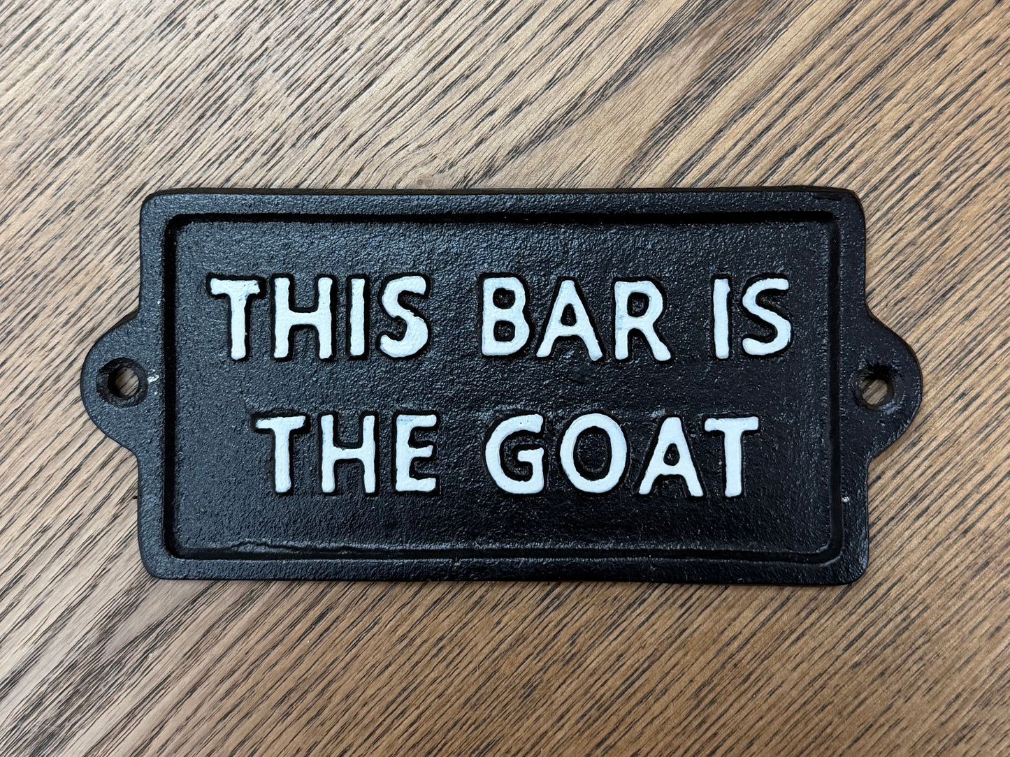 This bar is the goat sign