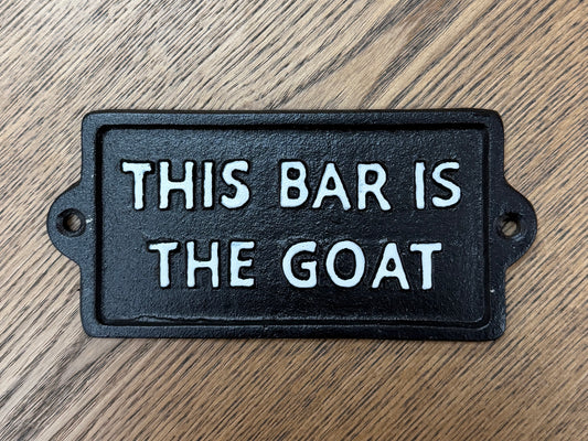 This bar is the goat sign