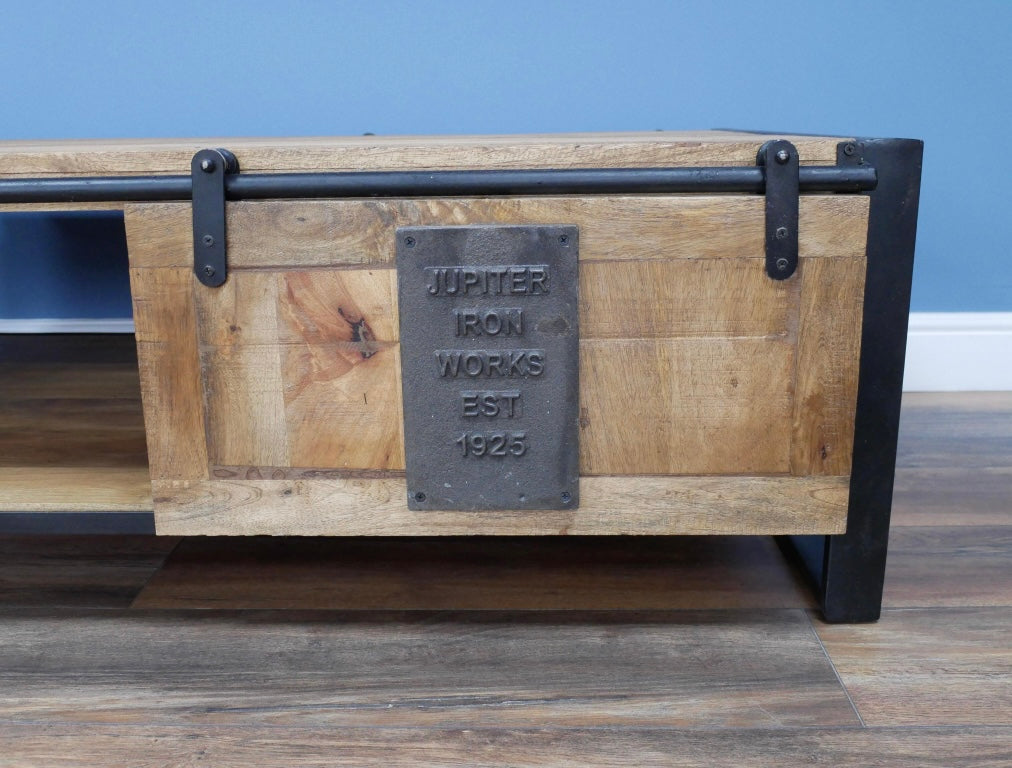 Industrial Mango Wood Coffee Table