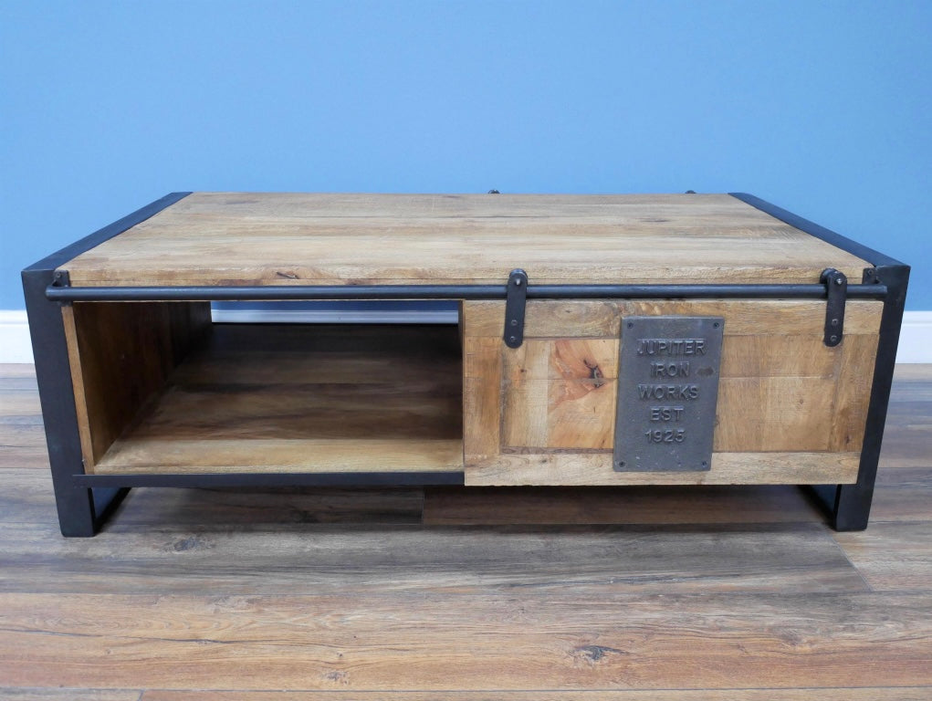 Industrial Mango Wood Coffee Table