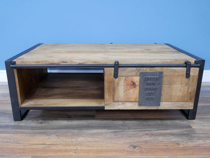 Industrial Mango Wood Coffee Table