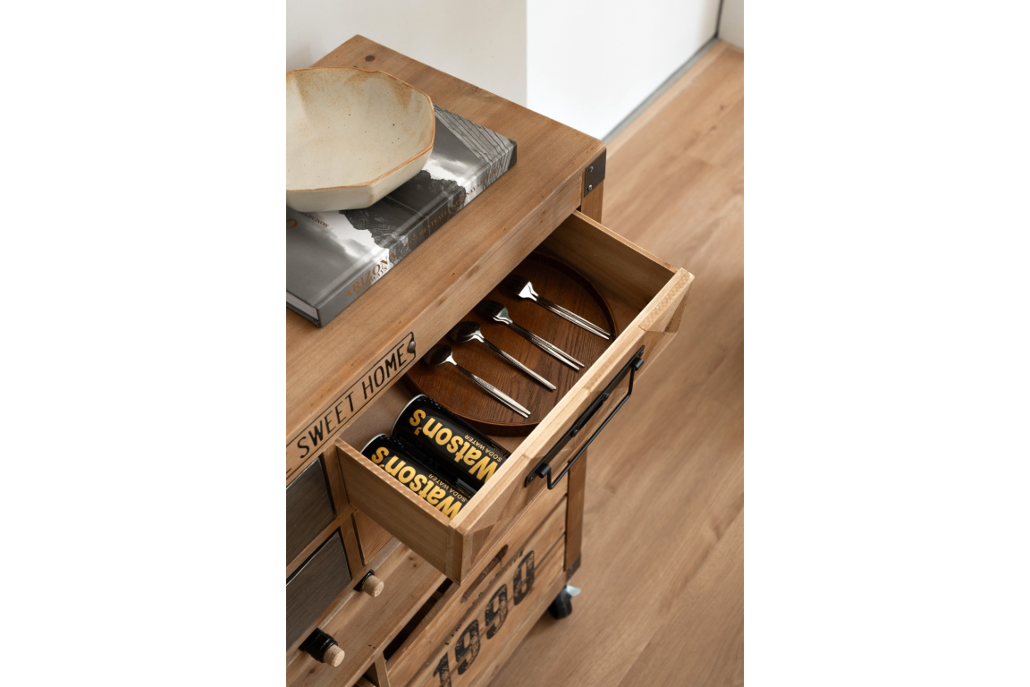Industrial Wine Cabinet