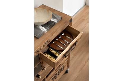 Industrial Wine Cabinet