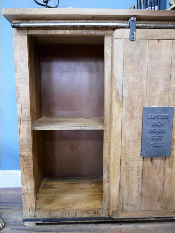 Industrial Mango Wood 4 Drawer Cabinet