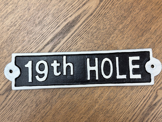 19th hole sign
