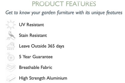 Outdoor Fabric Ambition 8 Seat Oval Dining Set - Lead Chine