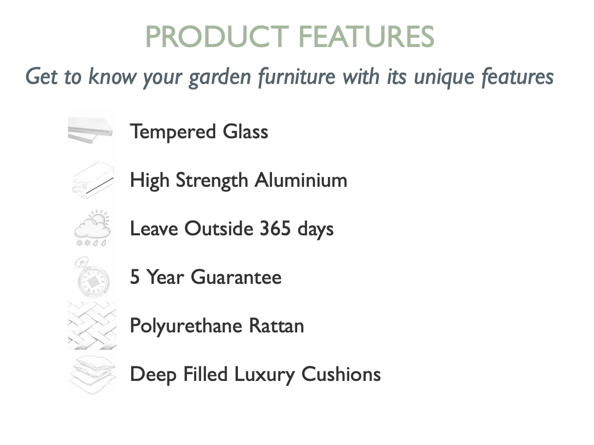 Ascot Bistro Set with Weatherproof Cushions