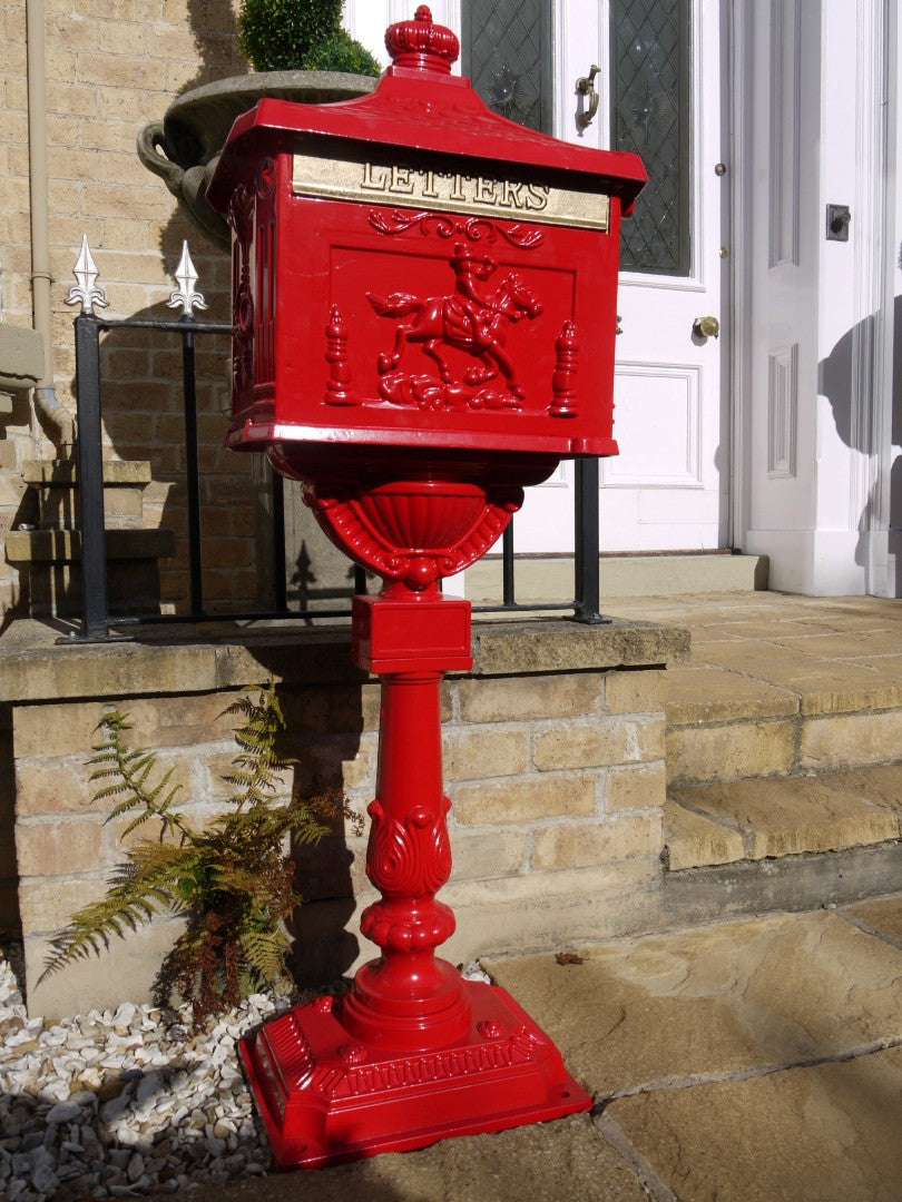 Utility Post Box Post Mounted Aluminium Post Box – Lakeside Furniture Direct
