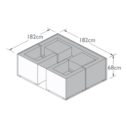 3 Seat Sofa Set Outdoor Cover