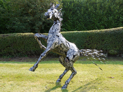 Metal Art Galloping Horse