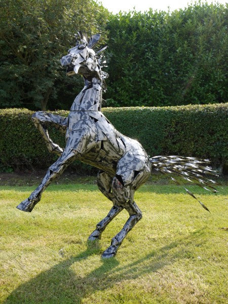 Metal Art Galloping Horse