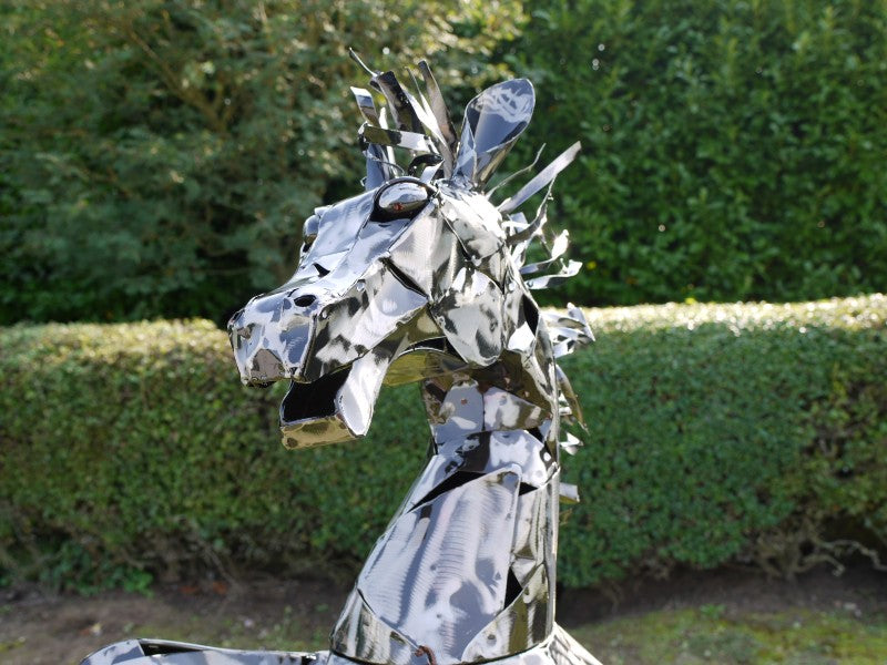 Metal Art Galloping Horse