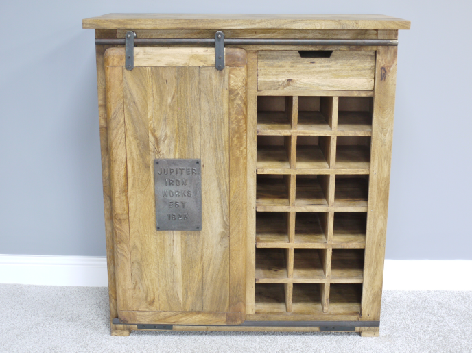 Industrial Wine Cabinet