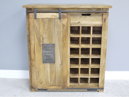 Industrial Wine Cabinet