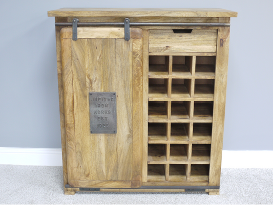 Industrial Wine Cabinet