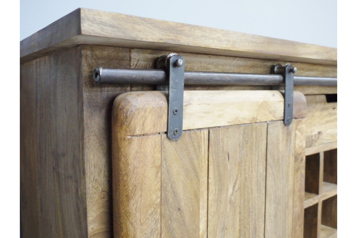 Industrial Wine Cabinet