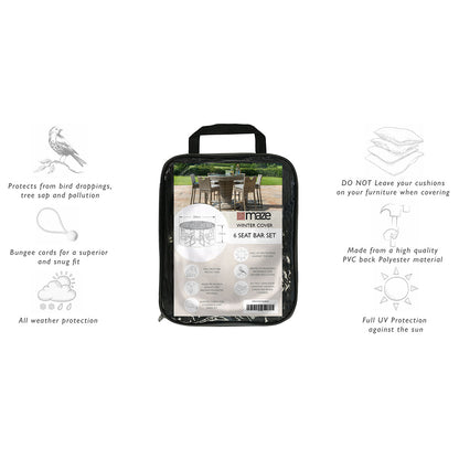 6 Seat Bar Set Outdoor Cover