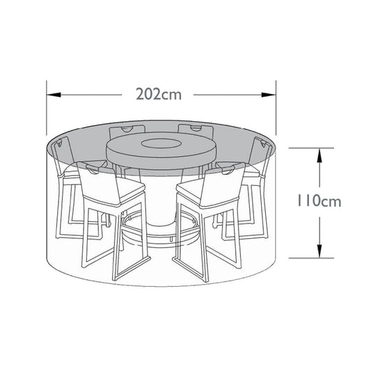 6 Seat Bar Set Outdoor Cover