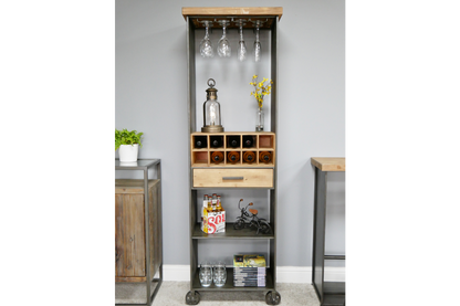 Industrial Wine Cabinet