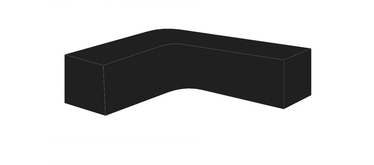 Curved Corner Group Outdoor Cover
