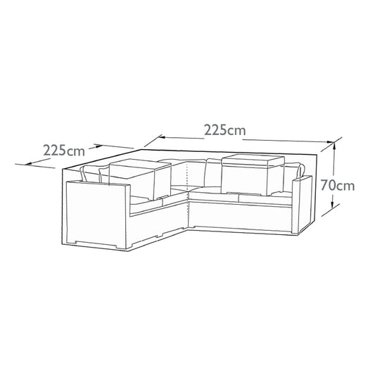 Corner Group L Shaped Set Outdoor Cover