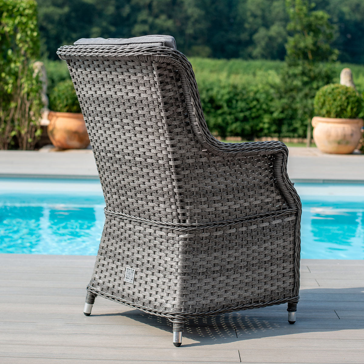 Victoria Rattan 6 Seat Round Dining Set