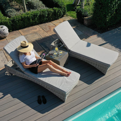 Oxford 3 Piece Sunlounger Set