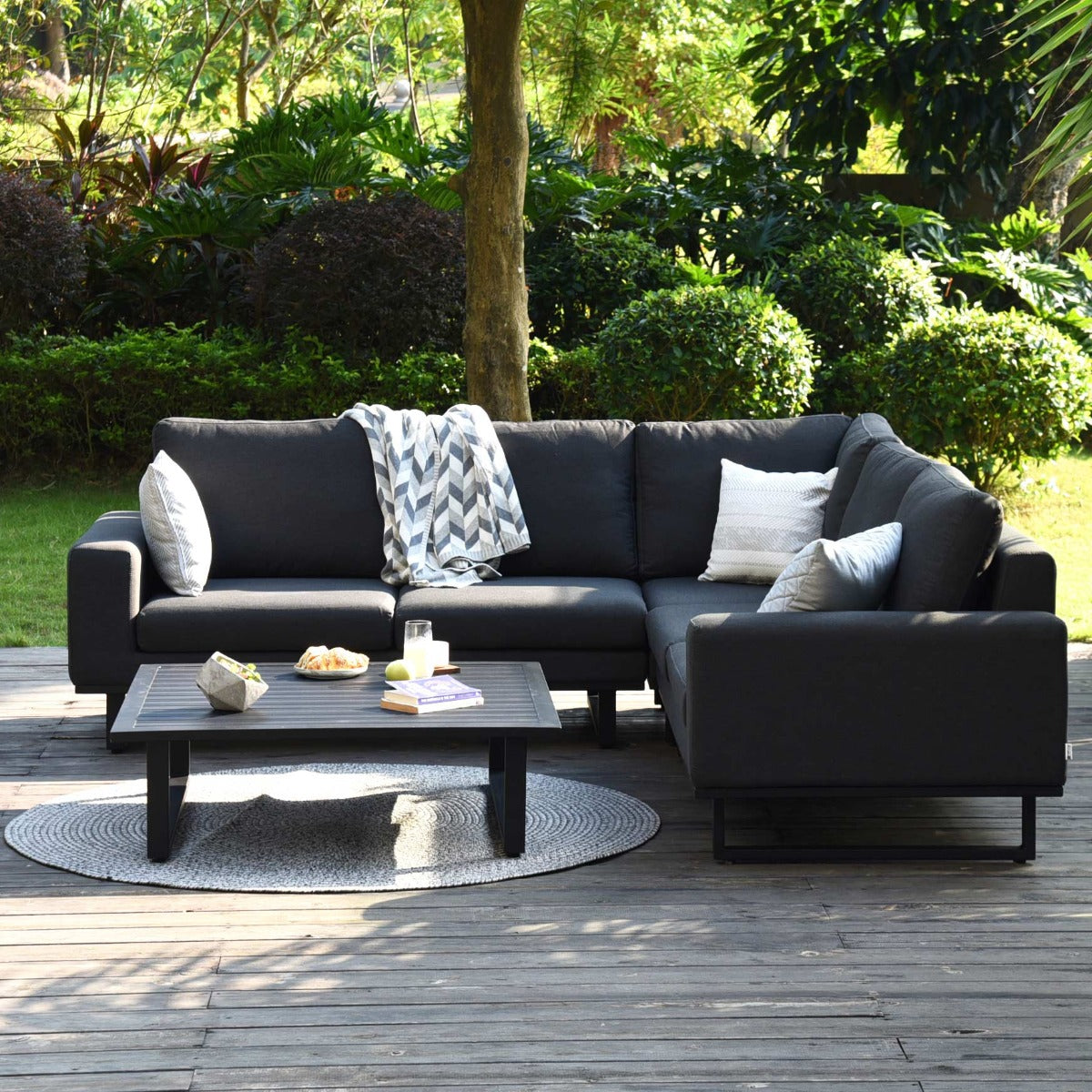 Outdoor Fabric Ethos Corner Group - Charcoal