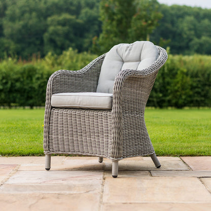 Oxford 8 Seat Oval Dining Set with Heritage Chairs & Lazy Susan