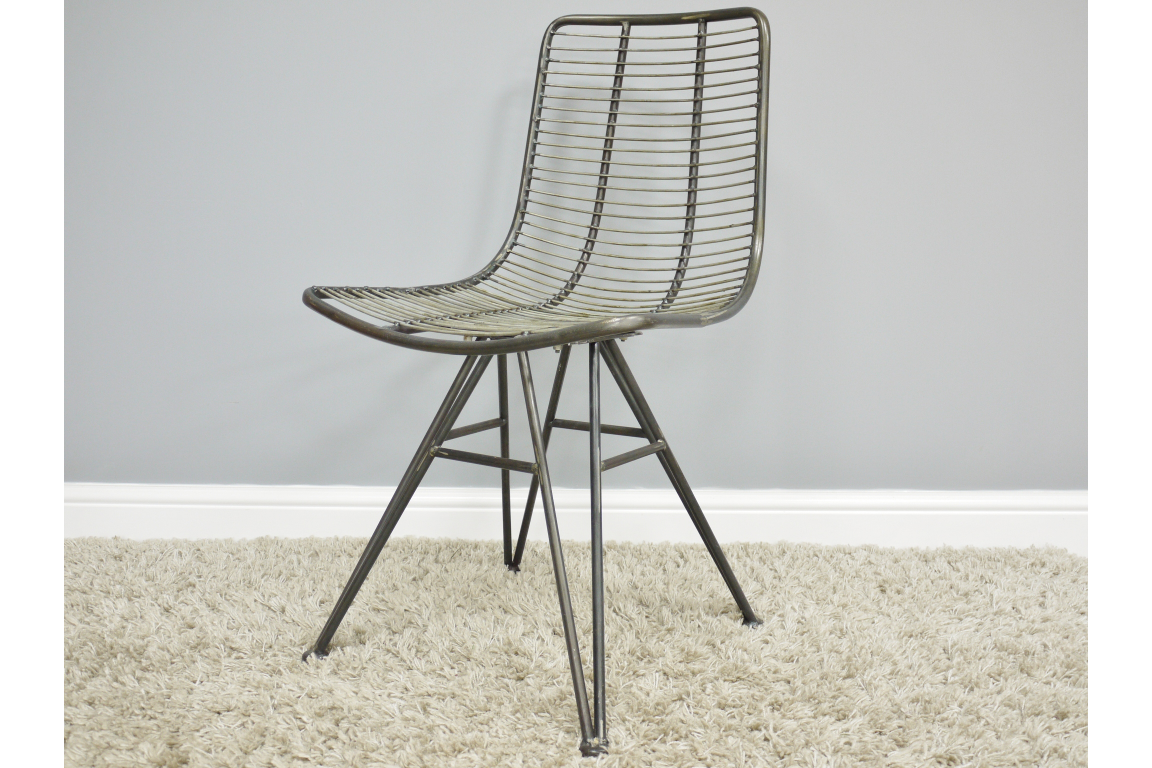 Rustic Metallic Chair