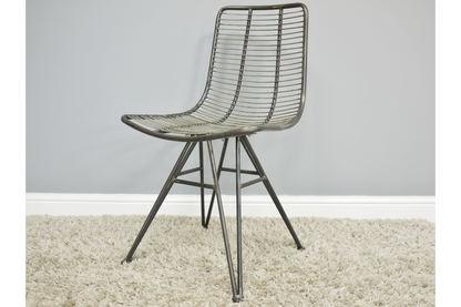 Rustic Metallic Chair