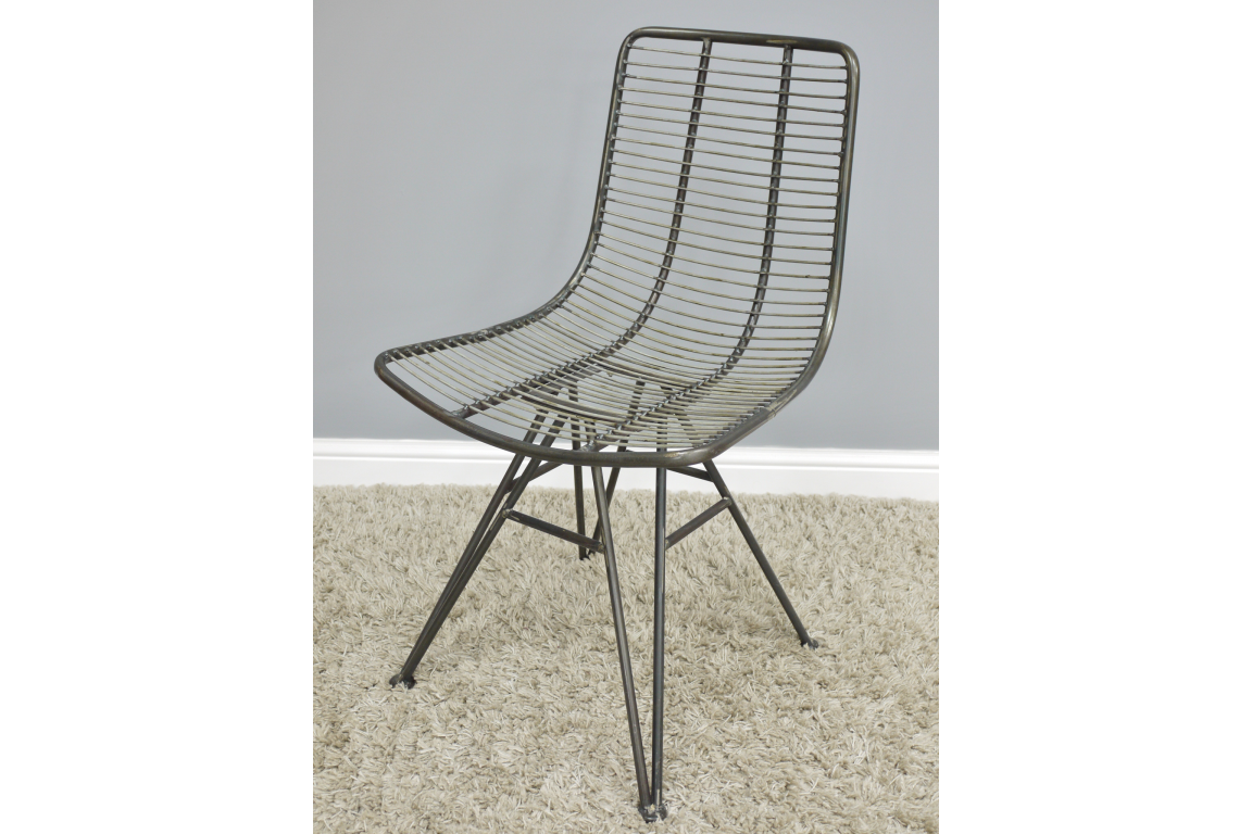 Rustic Metallic Chair