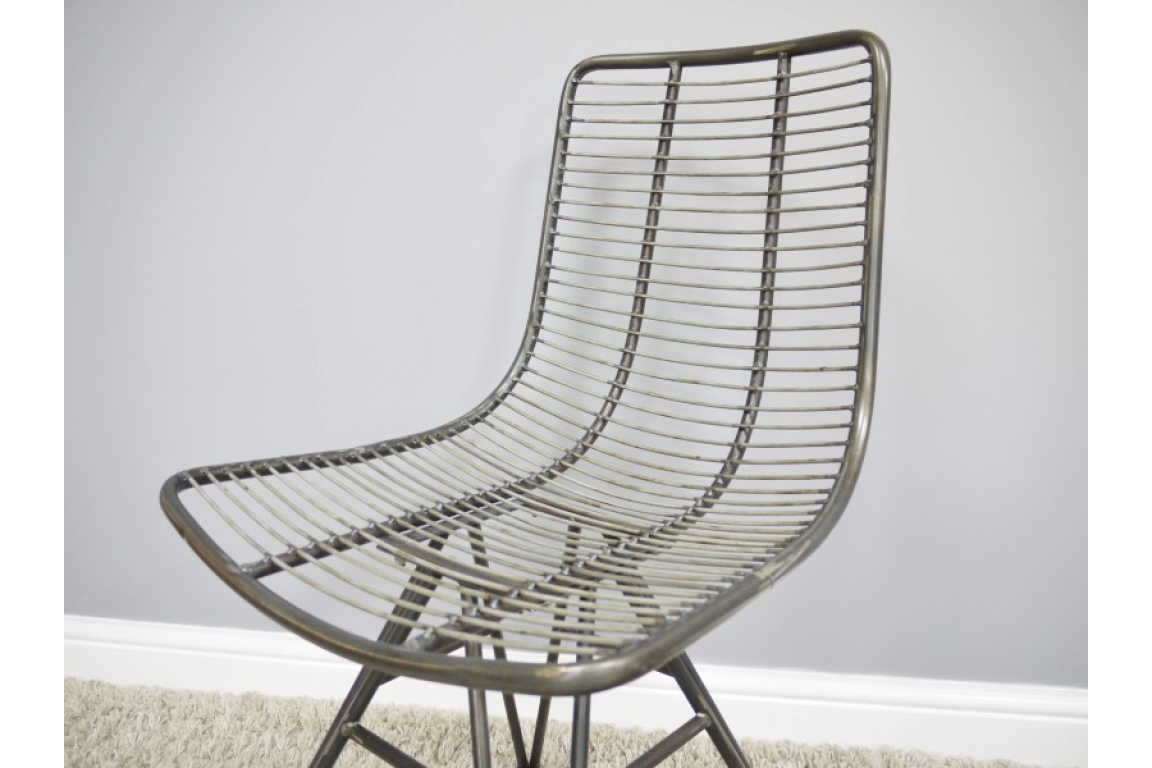 Rustic Metallic Chair