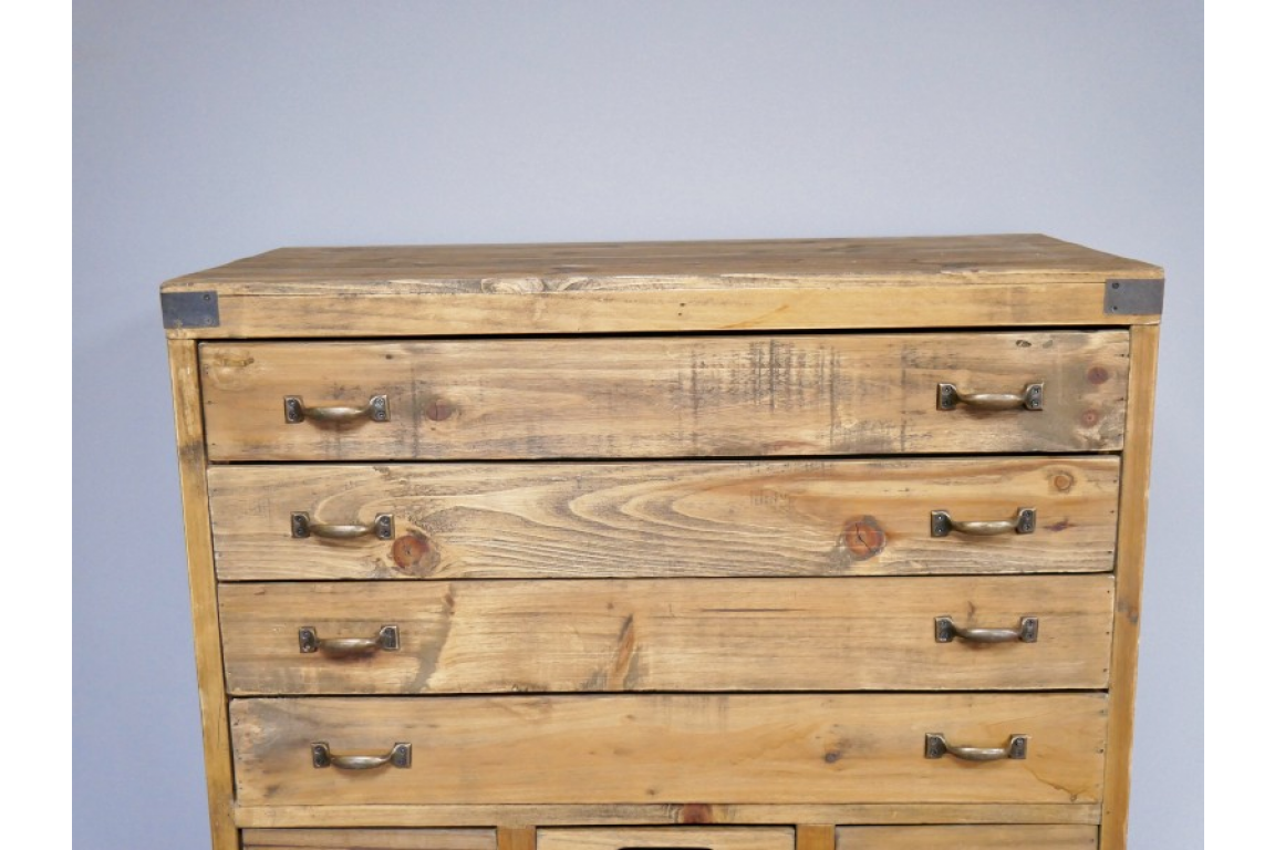 Industrial Wooden Storage Cabinet