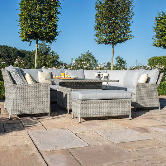 Oxford Royal U-Shaped Dining Set with Rising Table
