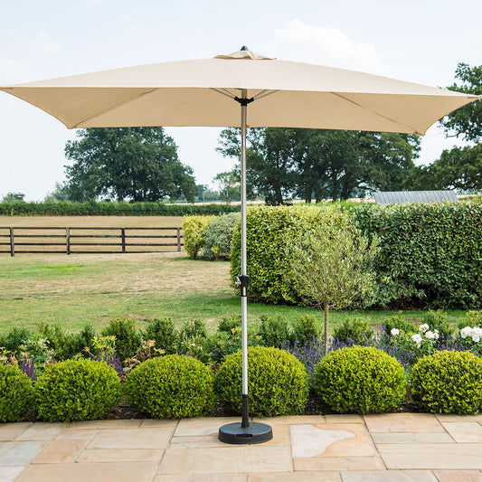 3M X 2M Rectangular Tilt & Crank Parasol